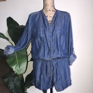 Lightweight Denim shorts Romper XL/L